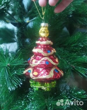 Елочные игрушки стекло