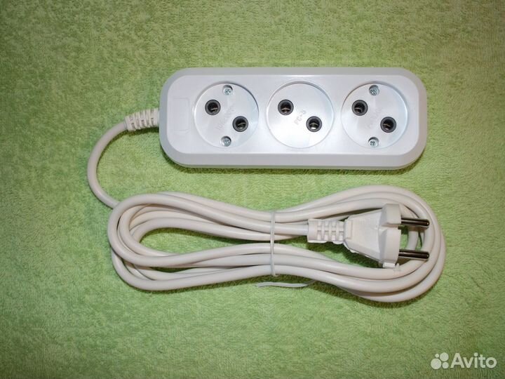 Удлинитель 7 метров 3 гнезда