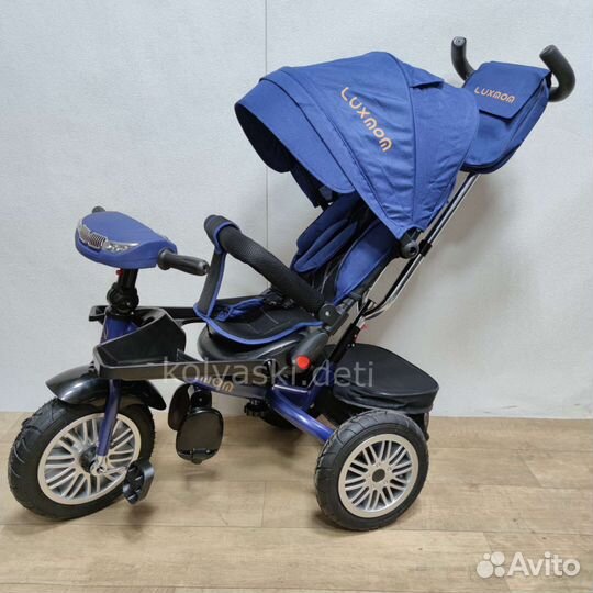 Коляска-велосипед Luxmom 760 синий