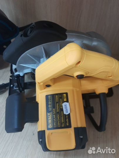 Дисковая пила DeWalt 185mm арт. 00784 (222)