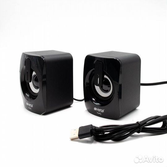 Колонки 2.0 для пк 6Вт с подсветкой (новые)