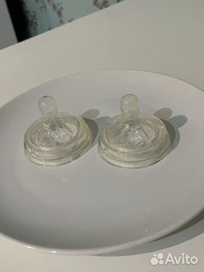 Соски на стеклянные бутылочки avent
