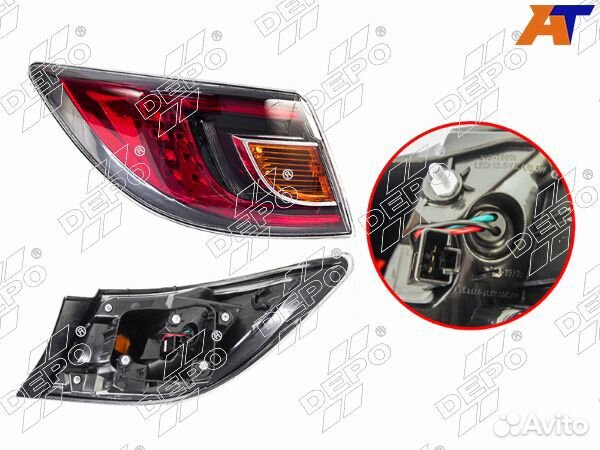 Фонарь задний mazda 6, mazda 6/atenza GH# 07-13, mazda atenza
