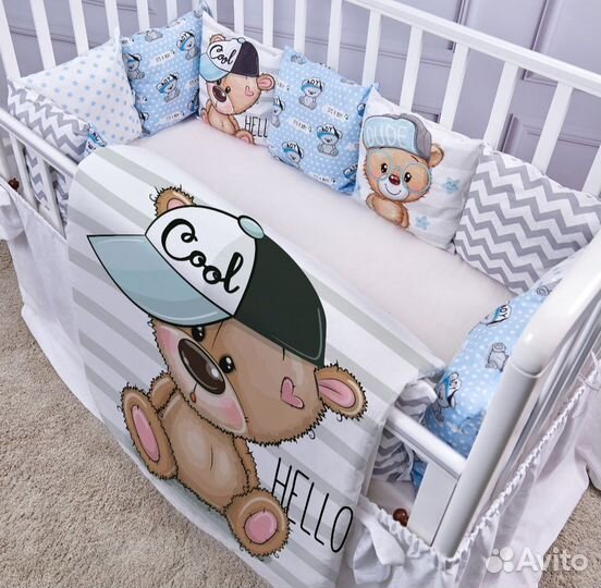 Бортики в кроватку