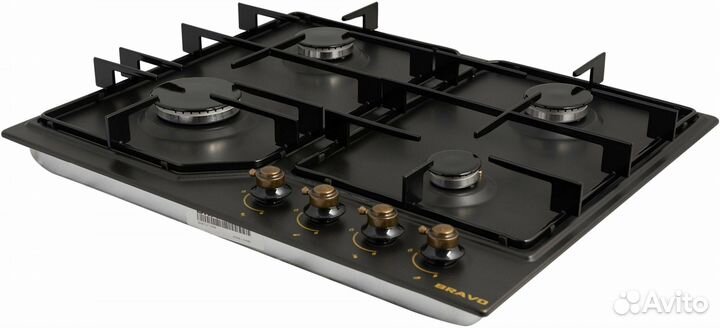 Варочная поверхность газовая bravo FGH60S4 BR