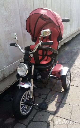 Детский трехколесный велосипед - коляска