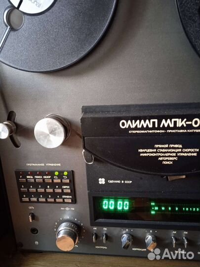 Катушечный магнитофон олимп мпк-005С