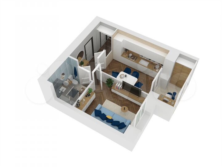 1-к. квартира, 34,7 м², 5/10 эт.