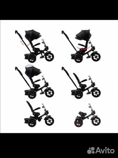 Детский велосипед с ручкой бу