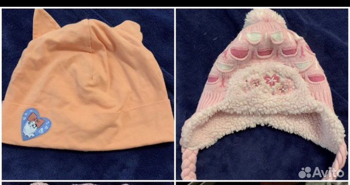 Новая детская шапка 50-54 цена за все