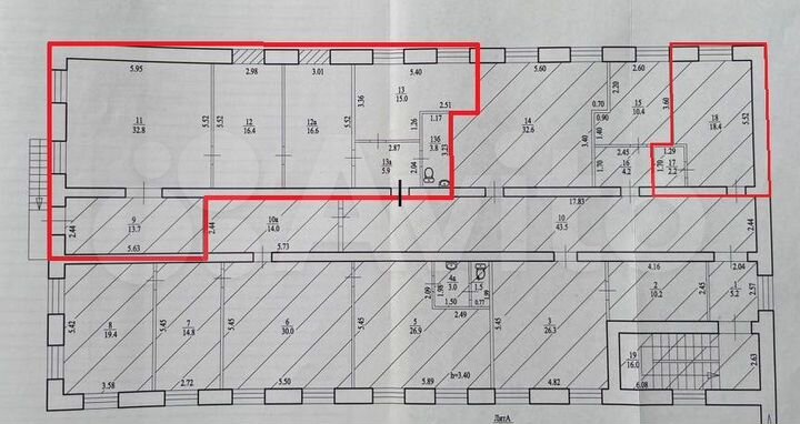 Офис в тихом центре, 90.5 м²