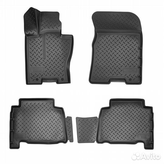 Ковры Kia Mohave 3D 2021 с напольной педалью салон