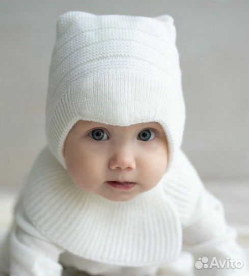 Шапка-шлем детский