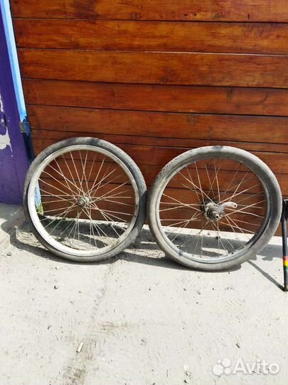 Велосипедные колёса на 20 цена за два колеса