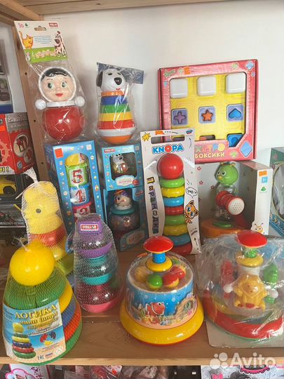 Юла пирамидка логические игрушки для детей