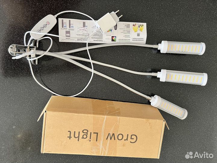 Фитолампа на прищепке