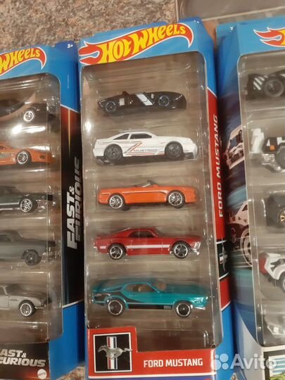 Hot wheels 5 Pack ford mustang 5 пак хот вилс