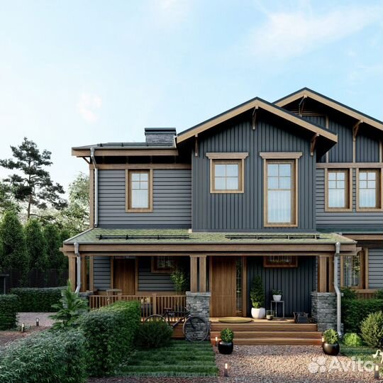 Готовый каркасный дом