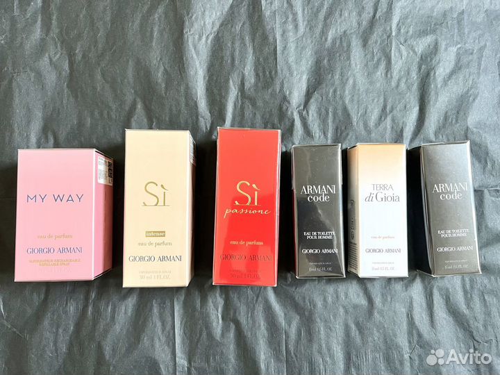 Парфюмерная вода Armani,Gucci, Lancome
