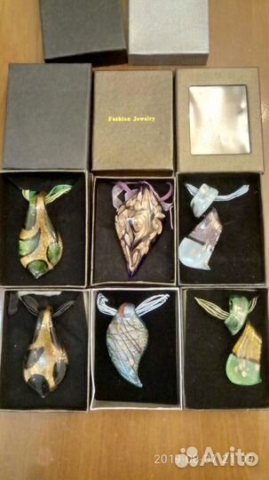 Кулон из натурального камня