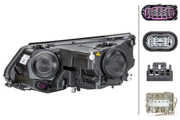 Фара R Xenon адаптив VW Tiguan '11- 1ZS010748