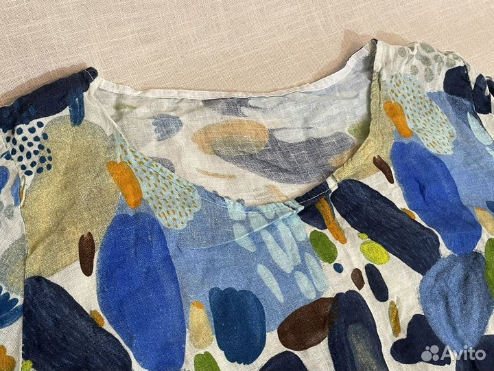 Блузка льняная XxxL - Made in Italy