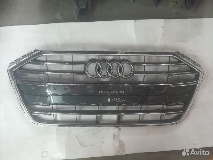 Решётка радиатора хром Audi A8 IV (D5) (1183)