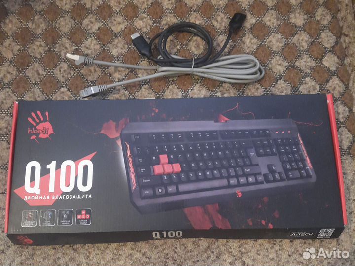 Игровая клавиатура Q100 bloody