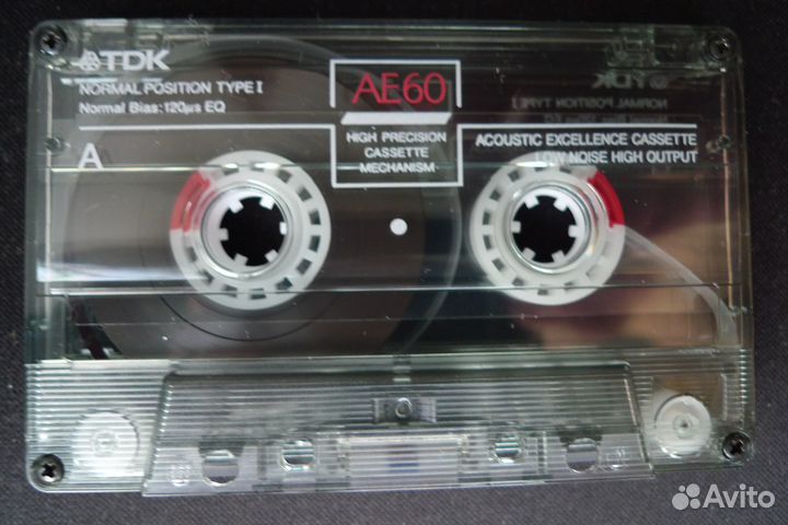 Аудиокассета TDK AE 60 Made in Japan 1989