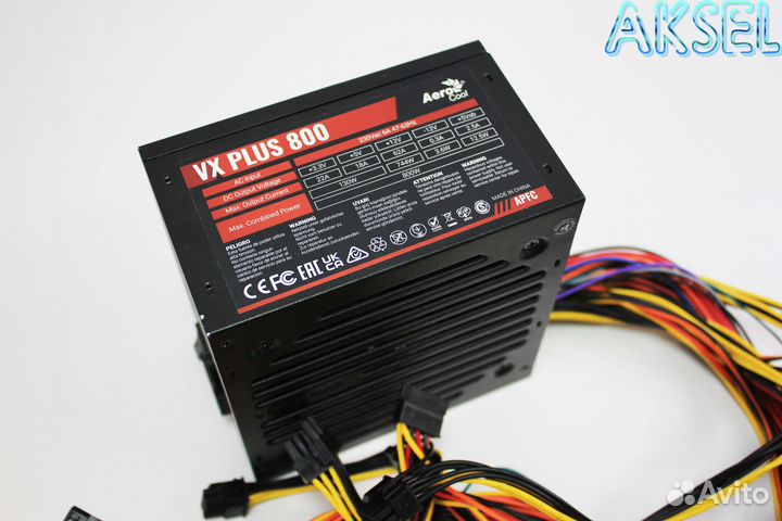 Блок питания 800W AeroCool VX plus 800