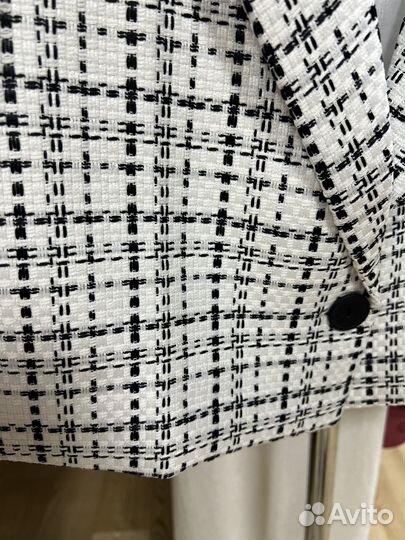 Твидовый жакет/укороченный пиджак