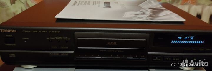 Сд проигрыватель technics sl pg580a