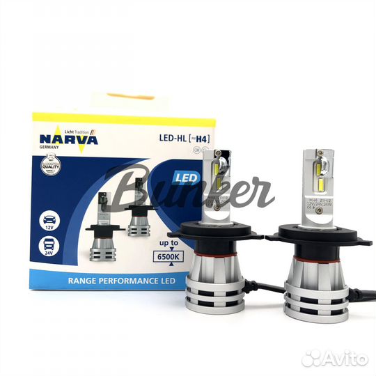 Светодиодные LED лампы Narva H4 12-24V