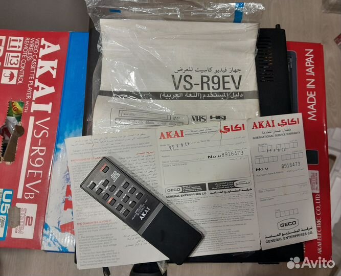 Видеомагнитофон akai