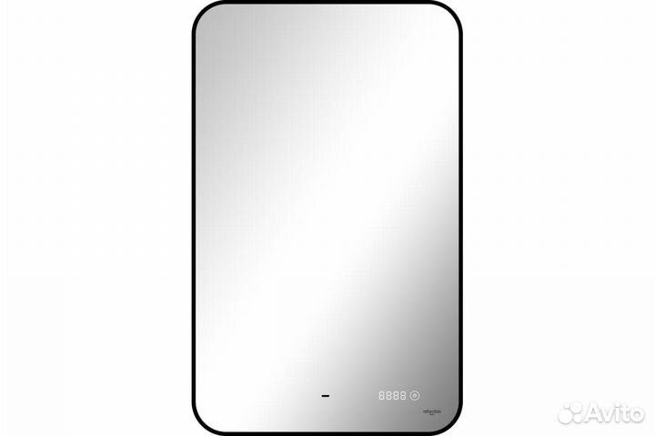 Зеркало Reflection Black view с фоновой подсветко
