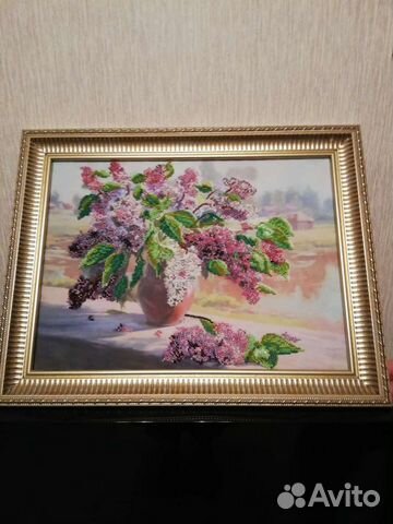 Картина вышитая бисером