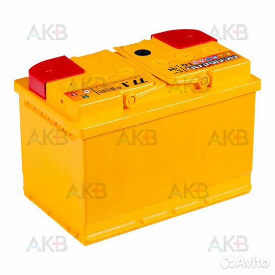 Аккумулятор автомобильный Медведь 77 Ач 750A п.п