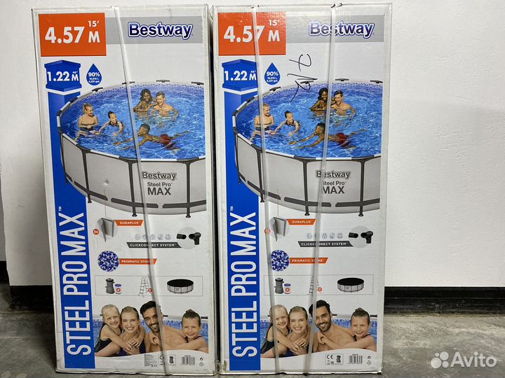 Бассейн каркасный 457х122 см полный комплект