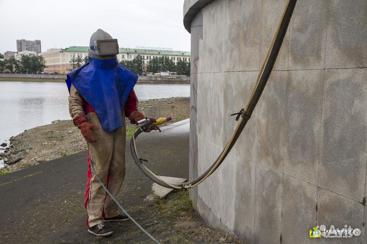 Выездной пескоструй и покраска