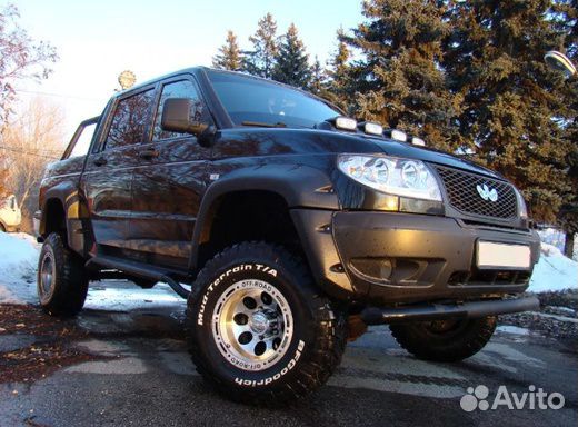 Расширители арок (Бушвакеры) УАЗ Патриот Пикап