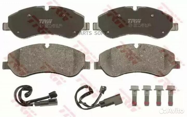 TRW GDB1967 Колодки тормозные дисковые перед