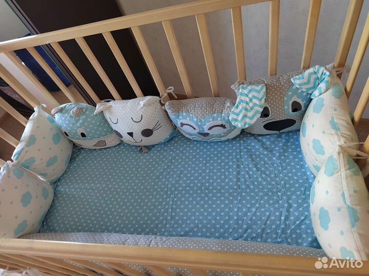 Бортики в детскую кроватку