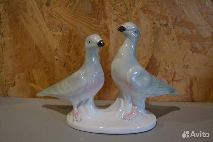 Птицы,медведи,еж разные фарфор статуэтки