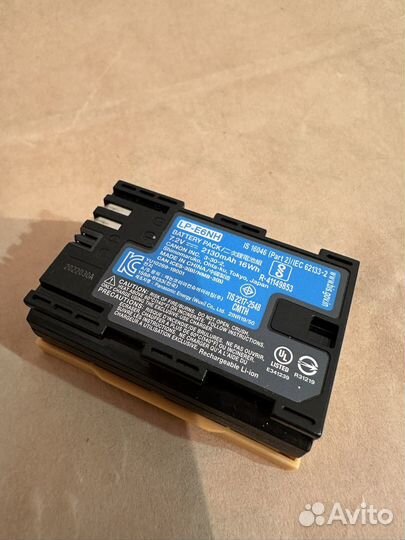 Аккумулятор canon lp e6nh