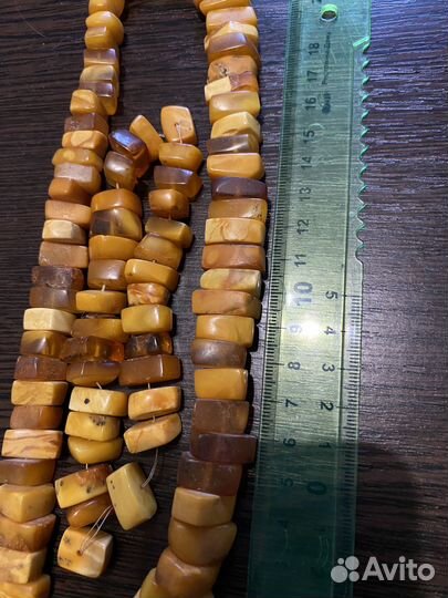Бусы янтарь СССР
