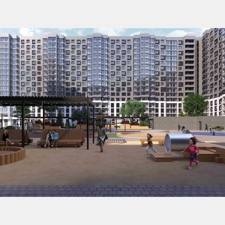 1-к. квартира, 42,3 м², 13/16 эт.