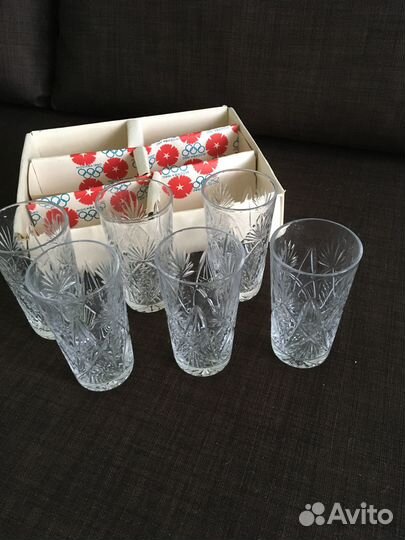 Хрустальные стаканы СССР