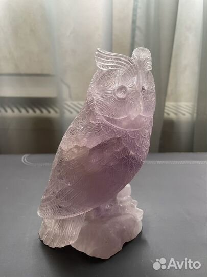 Статуэтка сова кварц