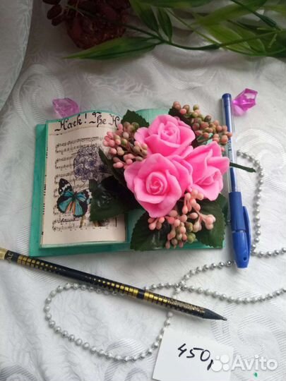 Мыло ручной работы цветы