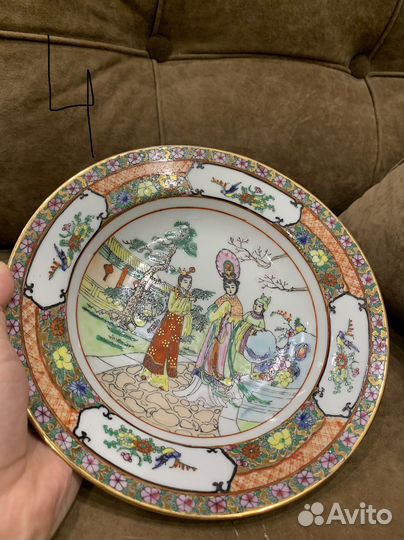 Тарелка ручная роспись